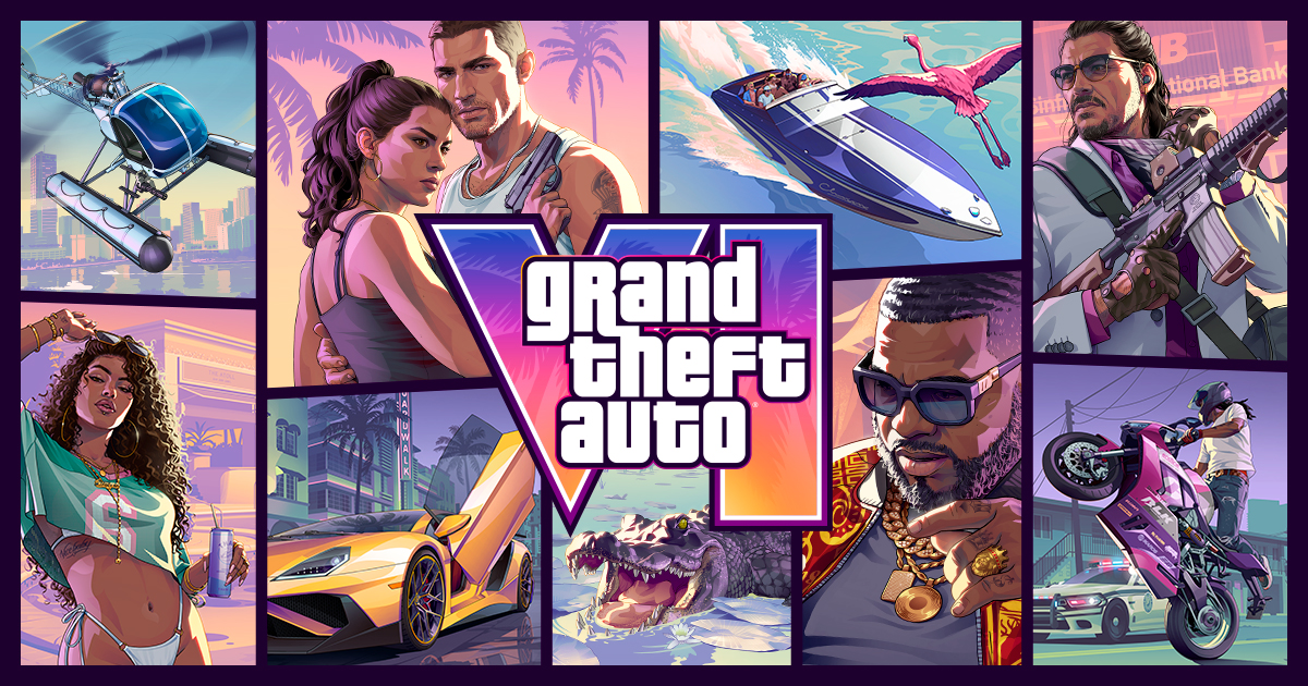 Official Grand Theft Auto VI artwork from Rockstar Games